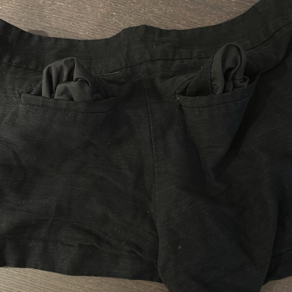 J. Crew Size 2 Black Cotton/Linen Shorts - Picture 10 of 12